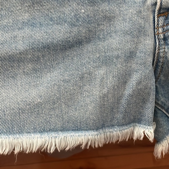 NWT PERFECT MEDIUM BLUE MADEWELL DENIM JEAN SHORTS! - Picture 7 of 7